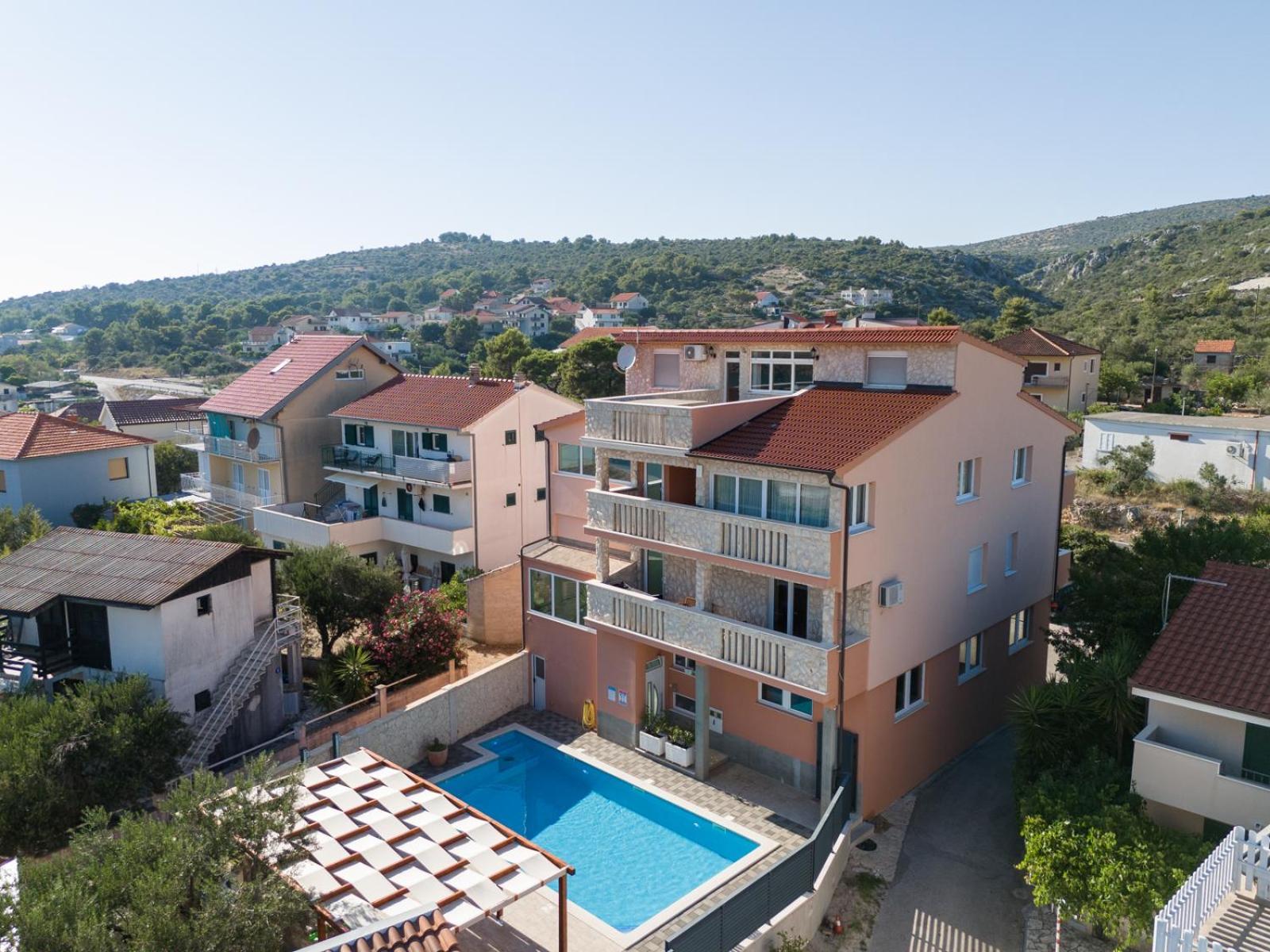 Apartments Villa Monique Rogoznica  Exterior photo